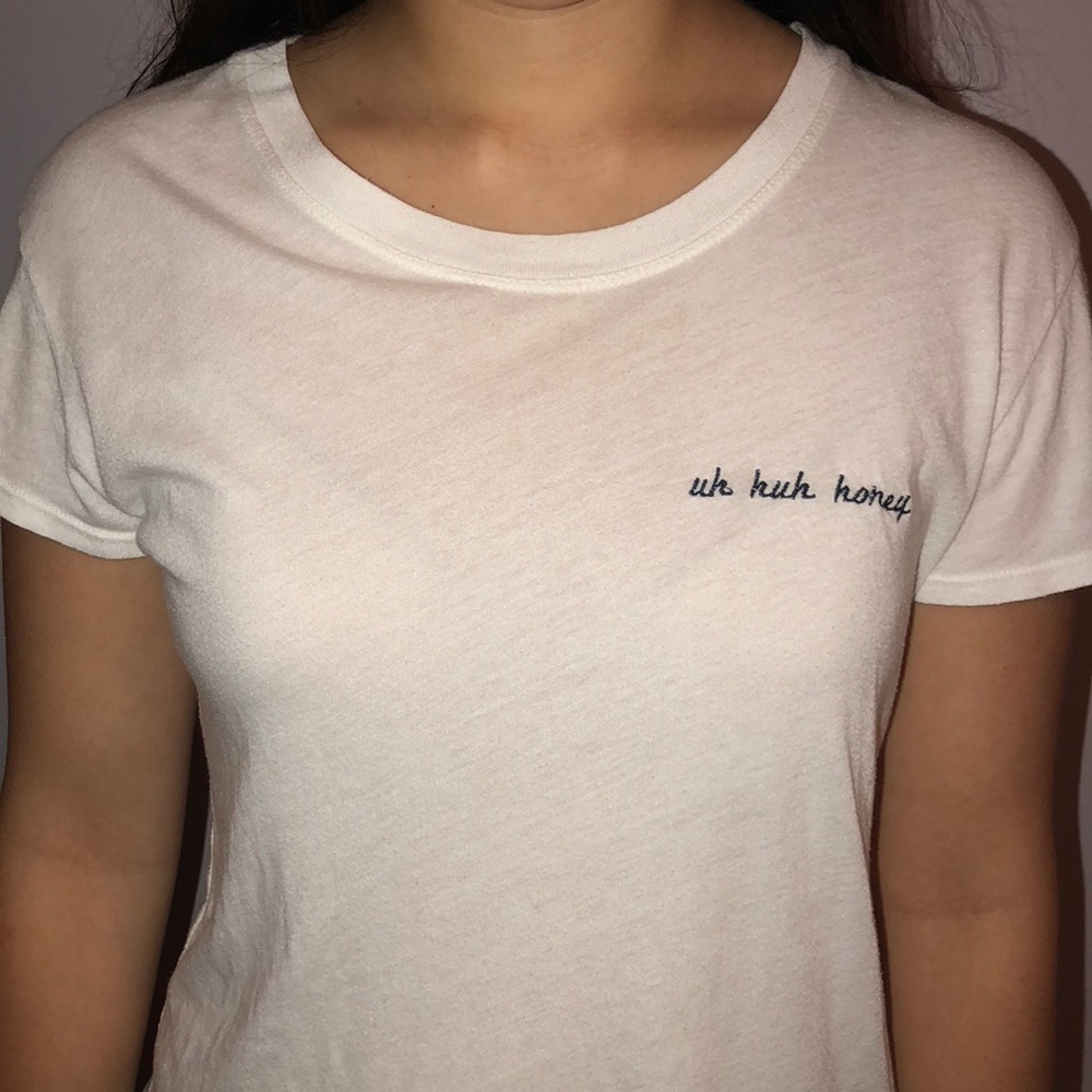 A white shirt from Brandy Melville!